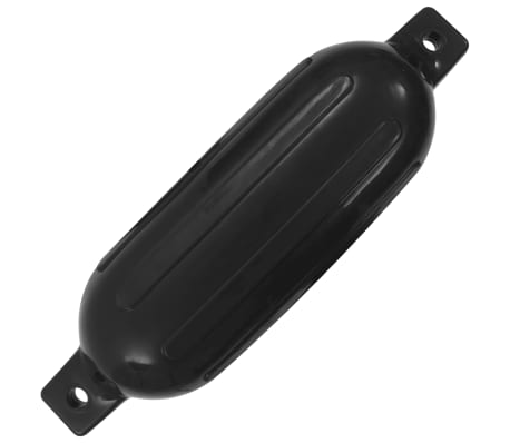 vidaXL Båtfender 4 stk svart 58,5x16,5 cm PVC