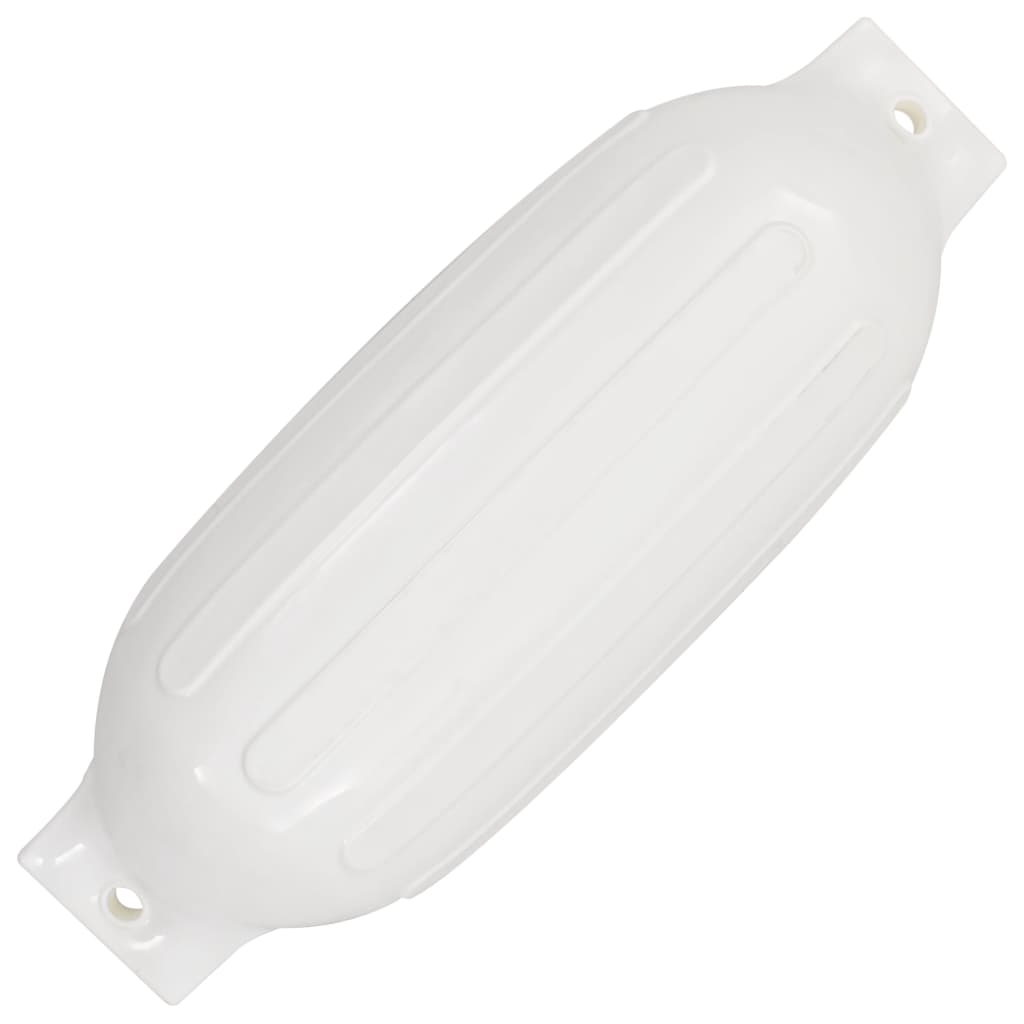 vidaXL Båtfender 2 stk hvit 69x21,5 cm PVC