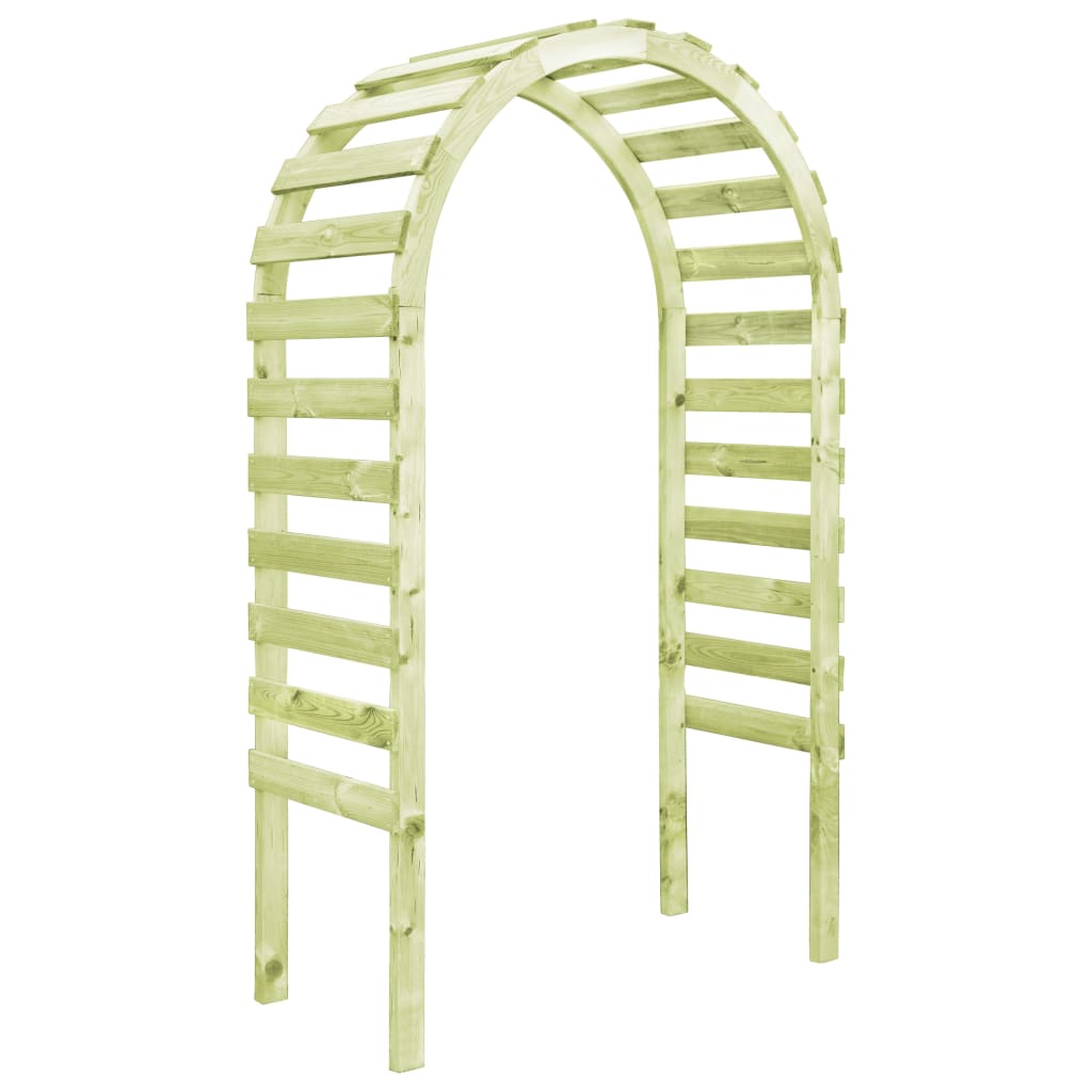 vidaXL impregn&aacute;lt fenyőfa kerti pergola 130 x 60 x 230 cm