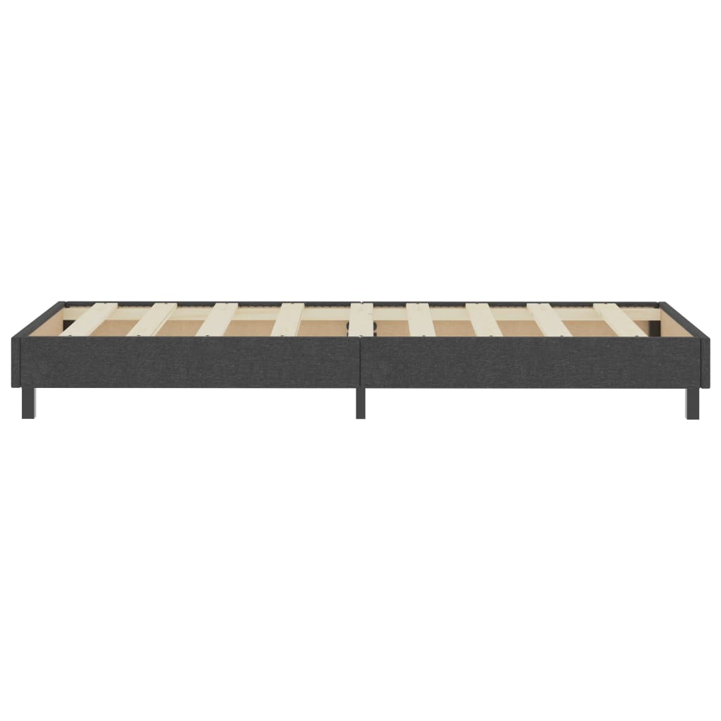 

vidaXL Boxspringframe stof grijs 80x200 cm