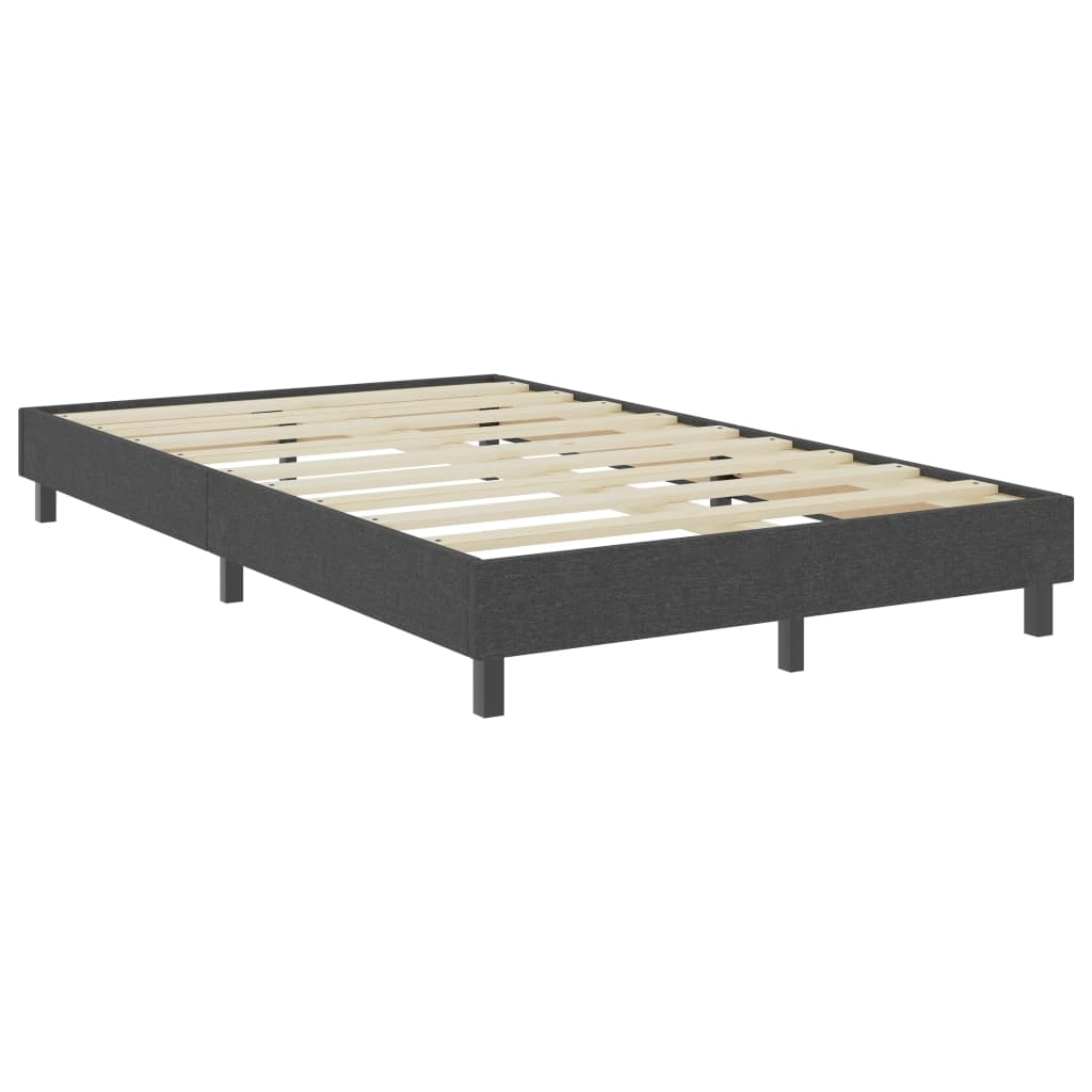 

vidaXL Boxspringframe stof grijs 120x200 cm