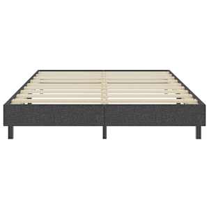 Postel boxspring šedá textil 160 x 200 cm - obrázek 4