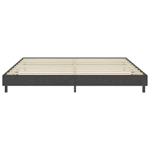 Postel boxspring šedá textil 200 x 200 cm - obrázek 4