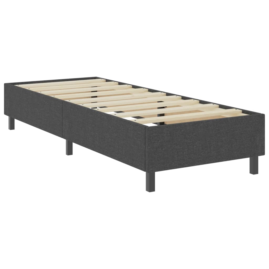 

vidaXL Boxspringframe stof grijs 80x200 cm