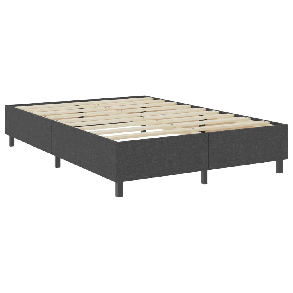 vidaXL Boxspringframe stof grijs 140x200 cm afbeelding