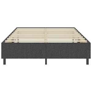 Postel boxspring šedá textil 140 x 200 cm - obrázek 4