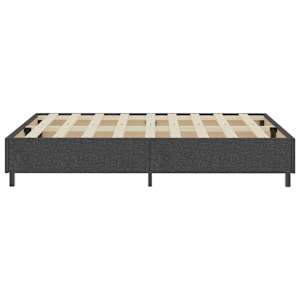 Postel boxspring šedá textil 140 x 200 cm - obrázek 5