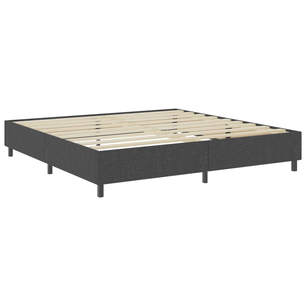 

vidaXL Boxspringframe stof grijs 200x200 cm