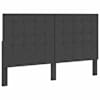 vidaXL tupsudega voodipeats tumehallist kangast 180 x 200 cm