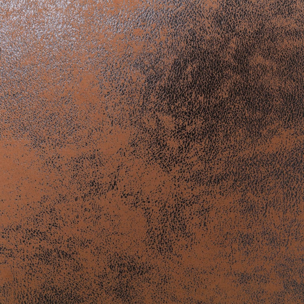 Canapea colțar, maro, piele întoarsă ecologică