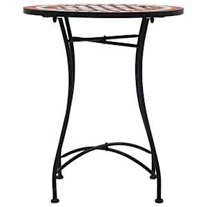 3dílný mozaikový bistro set keramický terakotový - obrázek 8