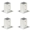 vidaXL postiankrud 4 tk, tsingitud metall, 81 mm