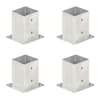 vidaXL postiankrud 4 tk, tsingitud metall, 101 mm