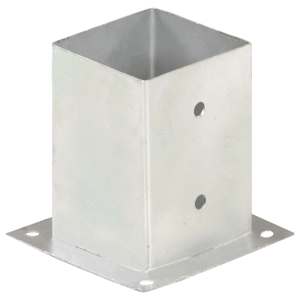 Patka na sloupek 4 ks pozinkovaný kov 101 mm - obrázek 2