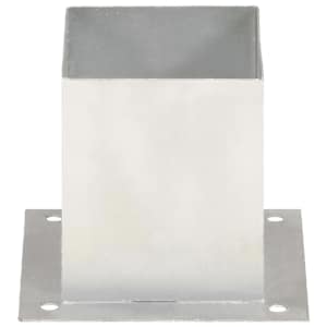 Patka na sloupek 4 ks pozinkovaný kov 121 mm - obrázek 4