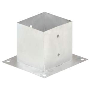 Patka na sloupek 4 ks pozinkovaný kov 141 mm - obrázek 2