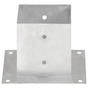 Patka na sloupek 4 ks pozinkovaný kov 141 mm - obrázek 3