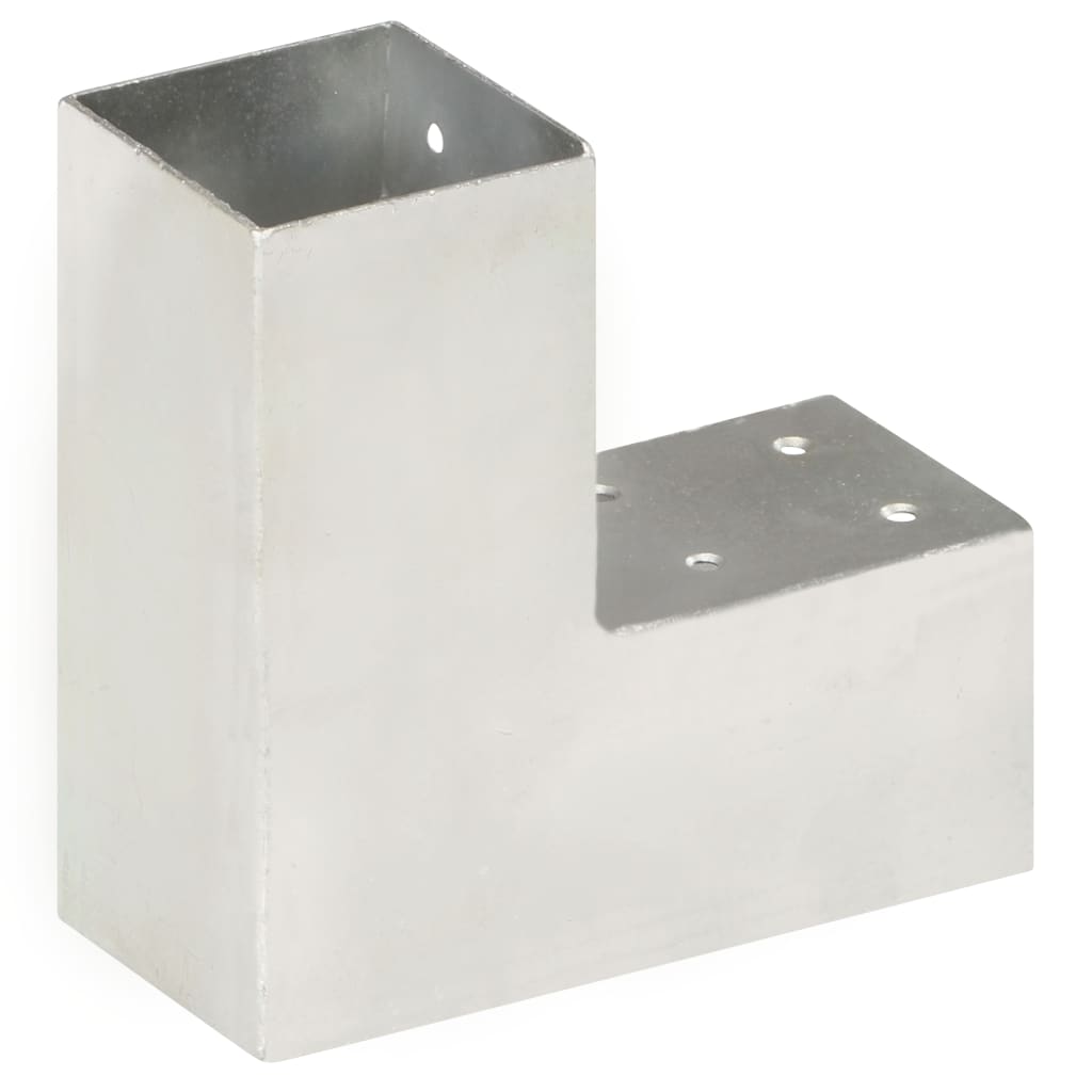 Thumbnail - vidaXL Pfostenverbinder L-Form Verzinktes Metall 71 x 71 mm