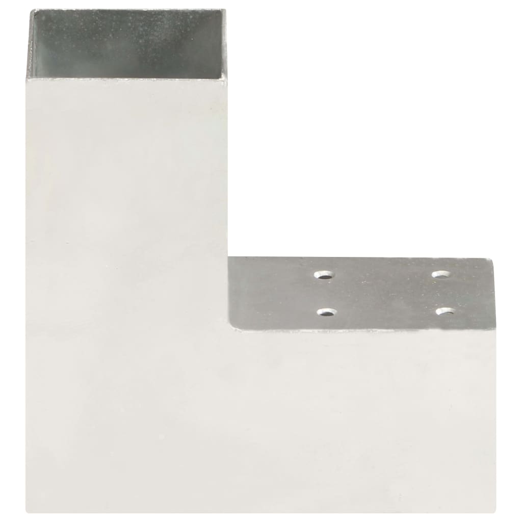 Thumbnail - vidaXL Pfostenverbinder 4 Stk. L-Form Verzinktes Metall 71 x 71 mm