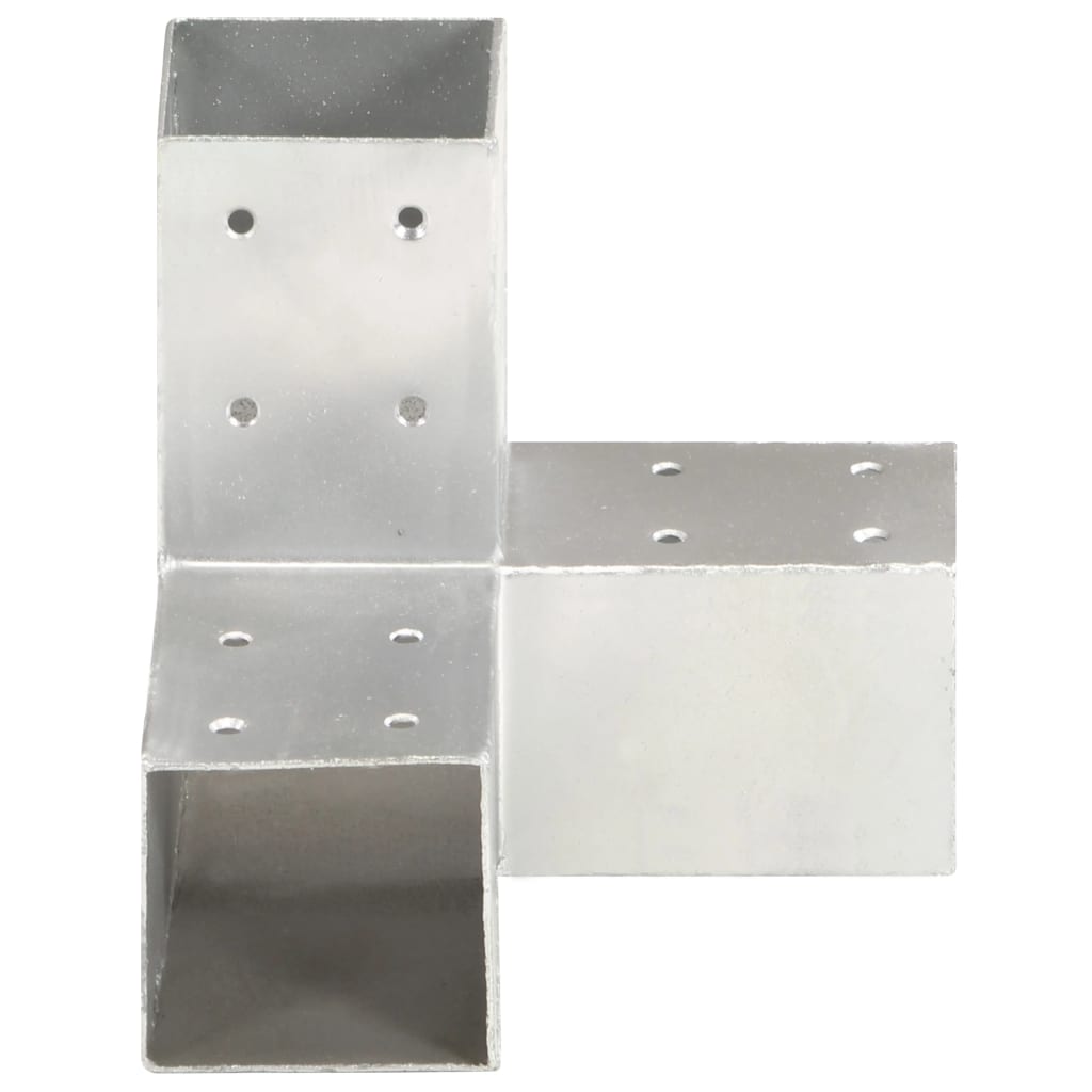 Thumbnail - vidaXL Pfostenverbinder 4 Stk. Y-Form Verzinktes Metall 71 x 71 mm