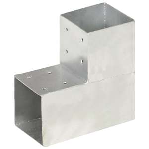 Trámová spojka 4 ks ve tvaru L pozinkovaný kov 101 x 101 mm - obrázek 2