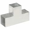 vidaXL posti&uuml;hendus T-kujuline, tsingitud metall, 101 x 101 mm