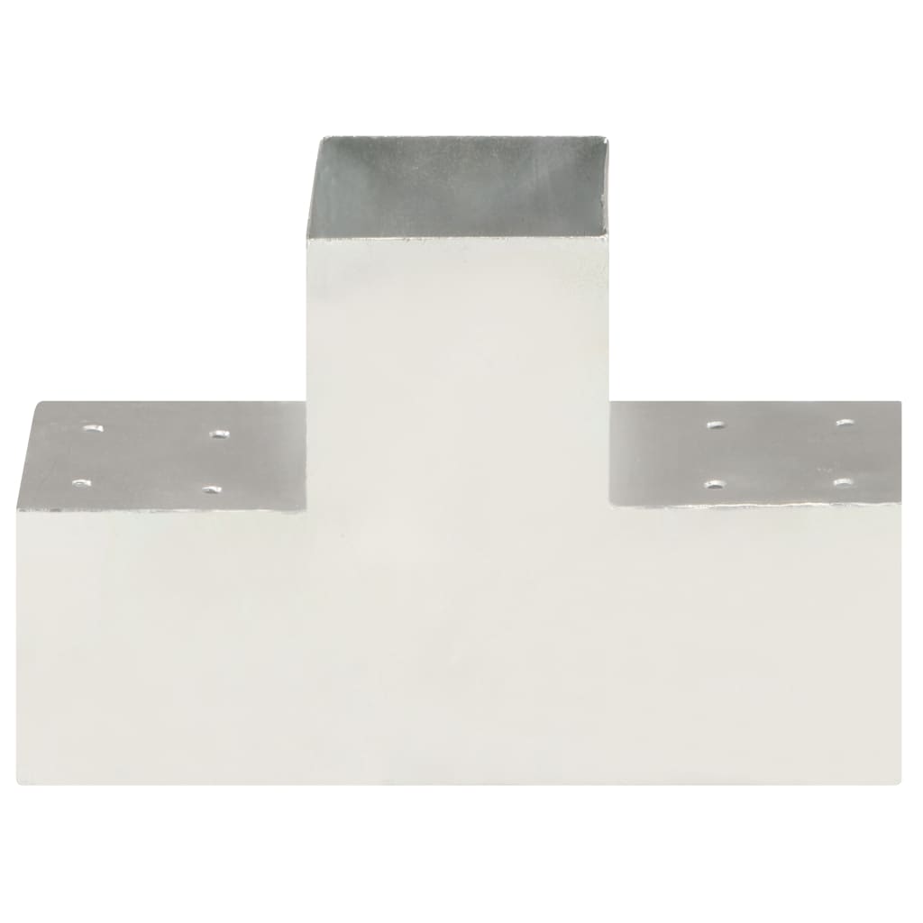 vidaXL T alakú horganyzott fém oszloptartó 101 x 101 mm