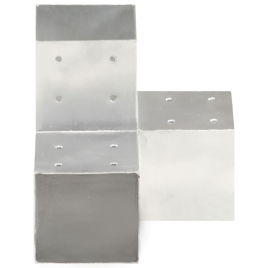 vidaXL Paalverbinding Y-vorm 101x101 mm gegalvaniseerd metaal afbeelding