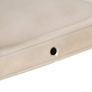 Krytky na plotové sloupky ve tvaru stříšky 6 ks nerez 81x81 mm - obrázek 7