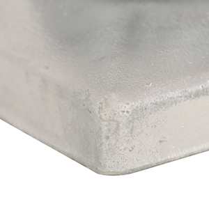 Krytky na plotové sloupky 6 ks s koulí pozinkovaný kov 71x71 mm - obrázek 6