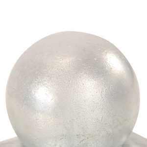 Krytky na plotové sloupky 6 ks s koulí pozinkovaný kov 71x71 mm - obrázek 7