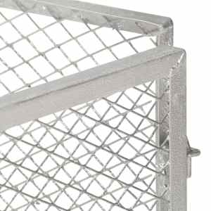 vidaXL Κομποστοποιητής Κήπου 85 x 85 x 70 εκ. Γαλβανισμένος Σίδηρος