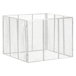 Vrtni kompostnik 100x100x77 cm pocinkano železo