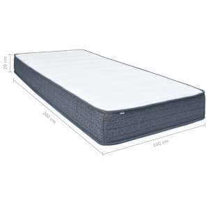Matrace na postel boxspring střední tvrdost 200 x 100 x 20 cm - obrázek 11