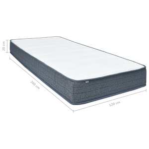 Matrace na postel boxspring střední tvrdost 200 x 120 x 20 cm - obrázek 11