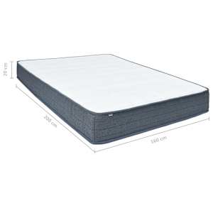 Matrace na postel boxspring střední tvrdost 200 x 160 x 20 cm - obrázek 11
