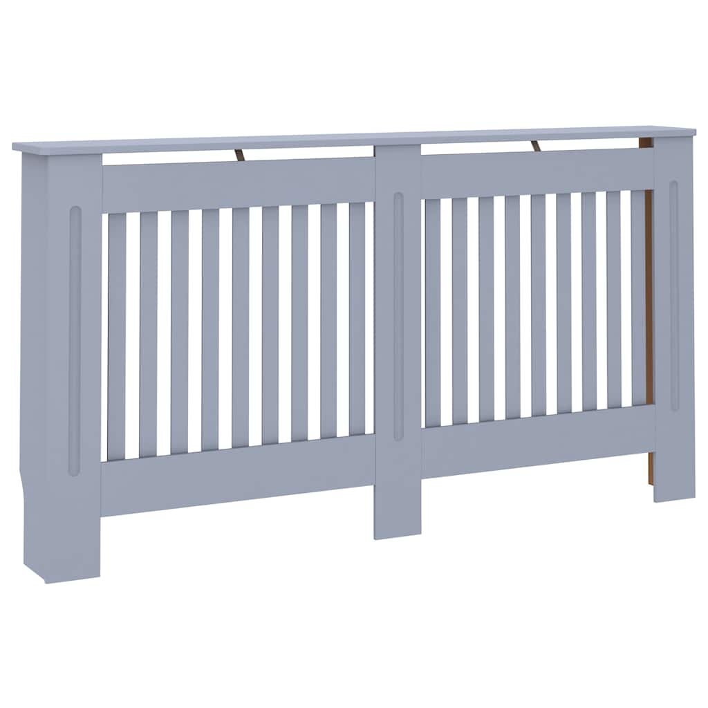 

vidaXL Radiator Cover Anthracite 59.8"x7.5"x31.9" MDF