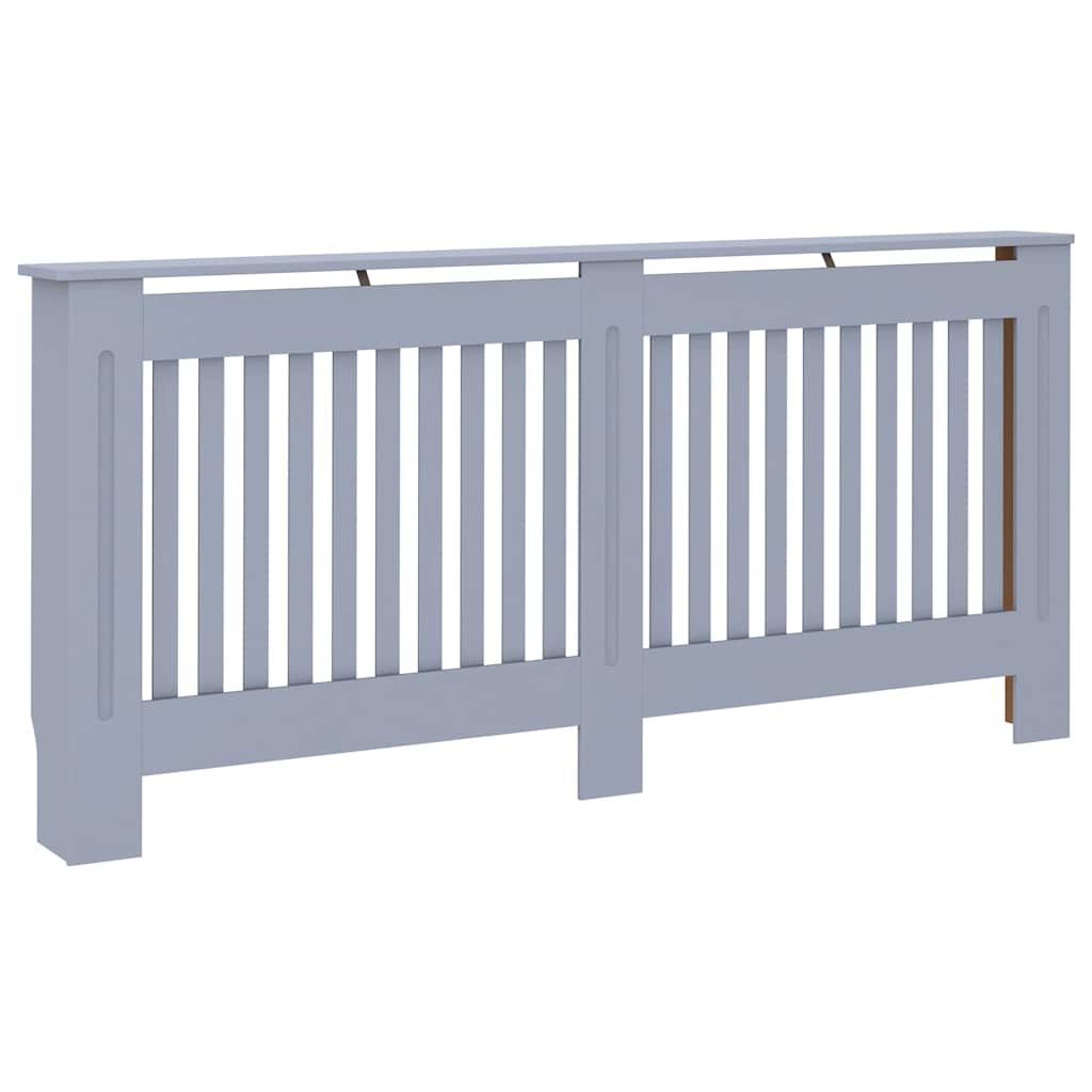 

vidaXL Radiator Cover Anthracite 67.7"x7.5"x31.9" MDF