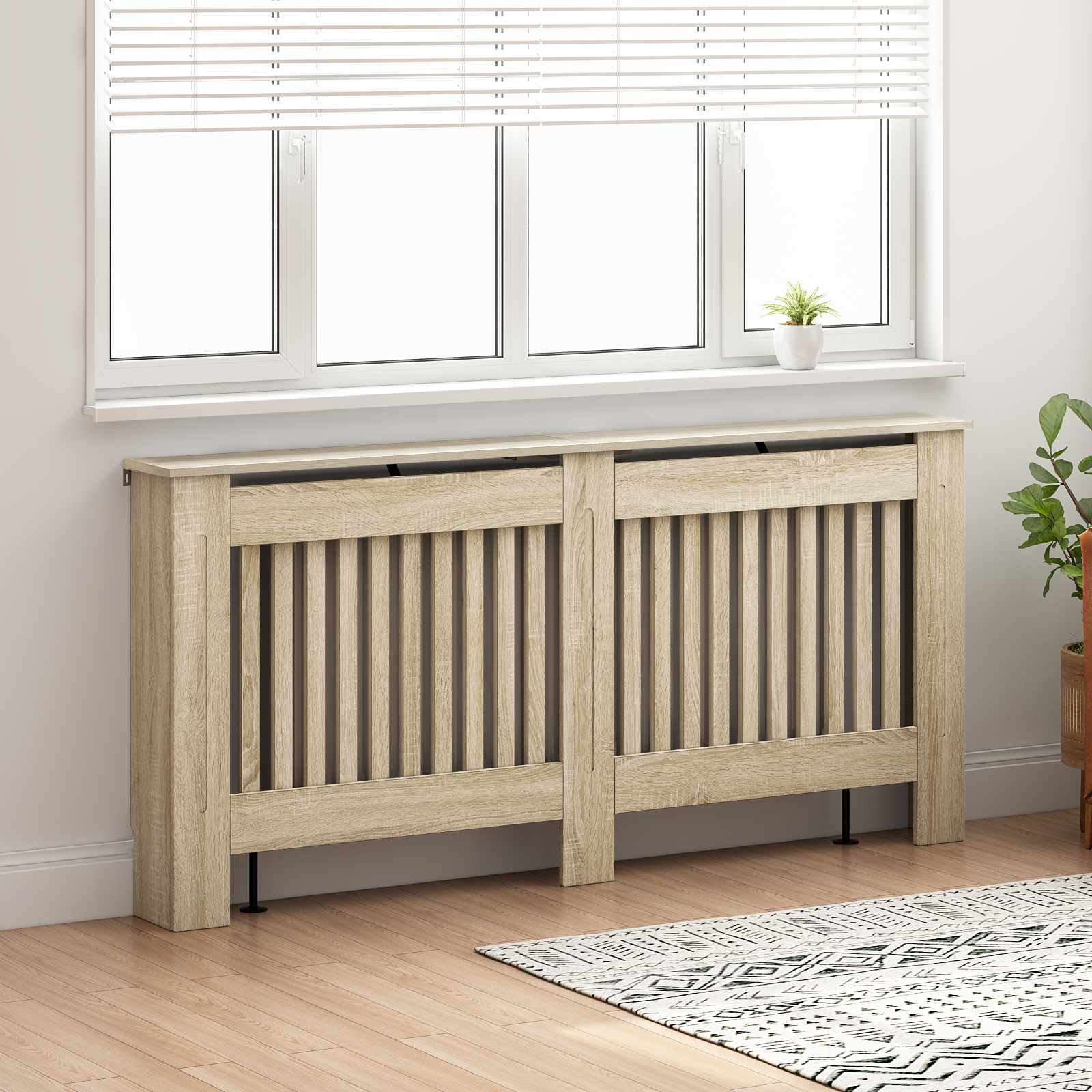 Pokrov za radiator 172x19x81 cm MDF