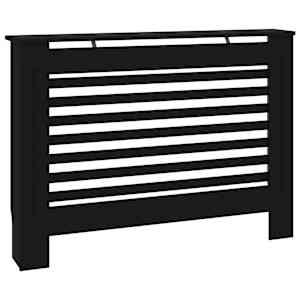 vidaXL radiaatorikate, must 112 x 19 x 81,5 cm, MDF