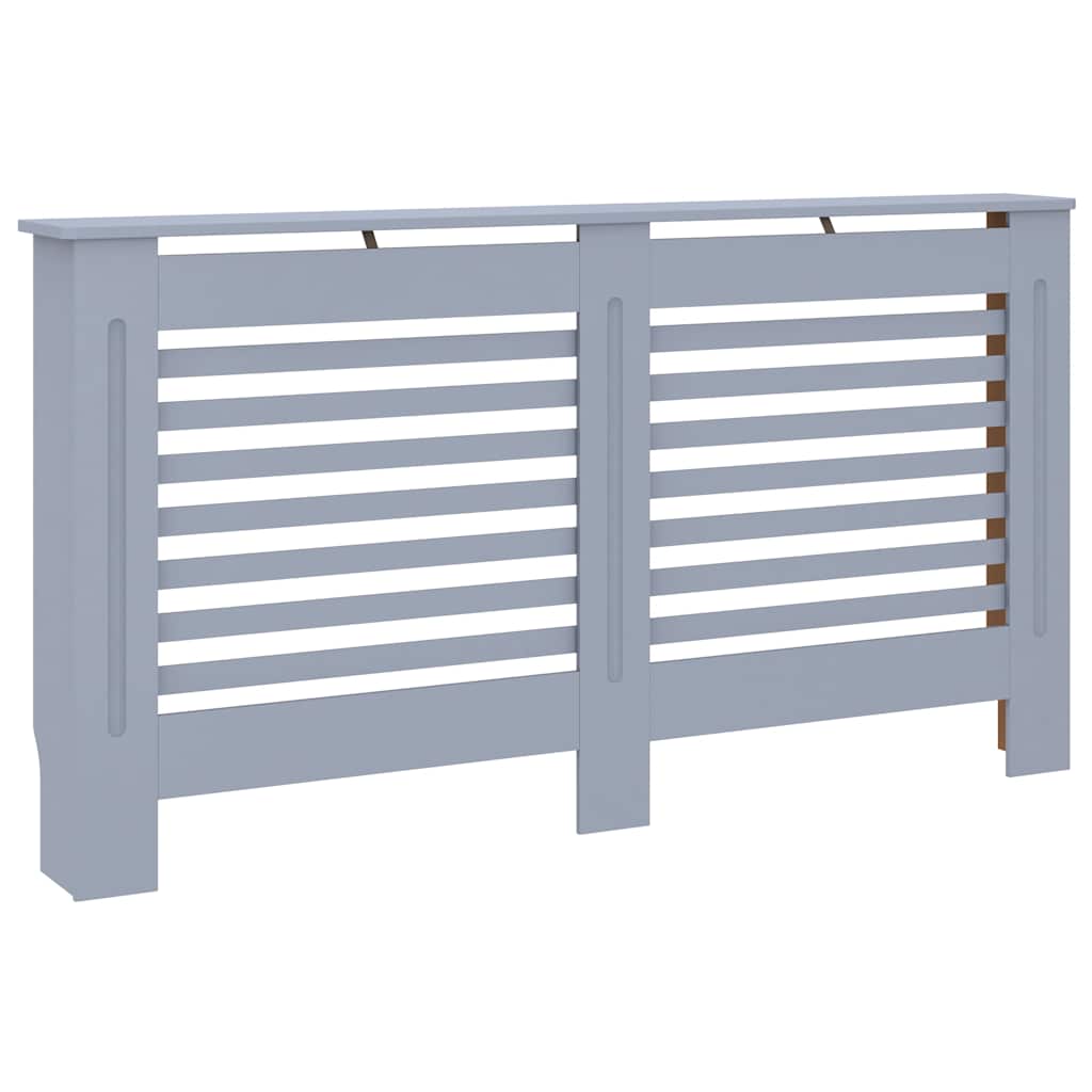 vidaXL Kryt na radiátor antracitový 152 x 19 x 81,5 cm MDF