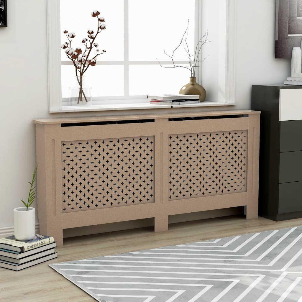 vida XL Heizkörperverkleidung 172x 19x 81 cm MDF