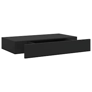 vidaXL seinariiul sahtliga, must, 48 x 25 x 8 cm