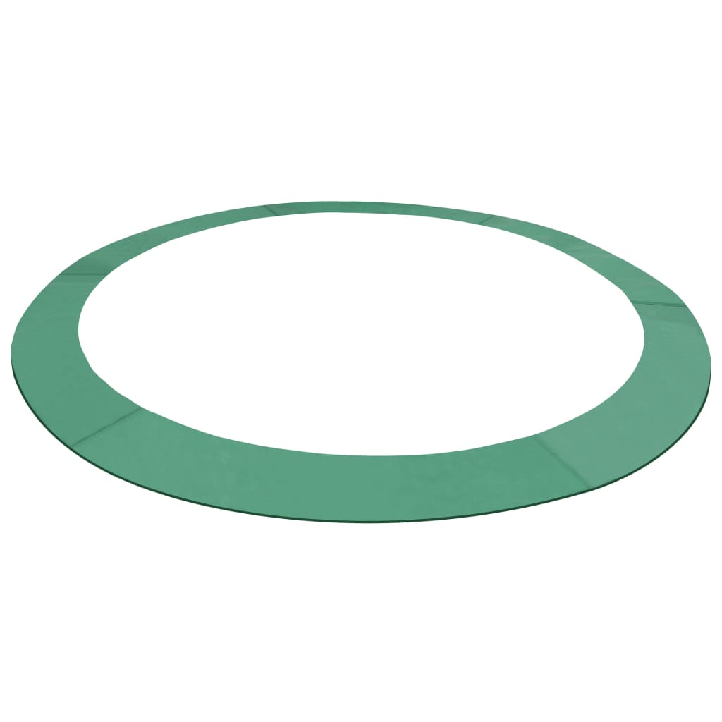 vidaXL Bandă de siguranță trambulină rotundă de 4,26 m, verde, PE vidaXL