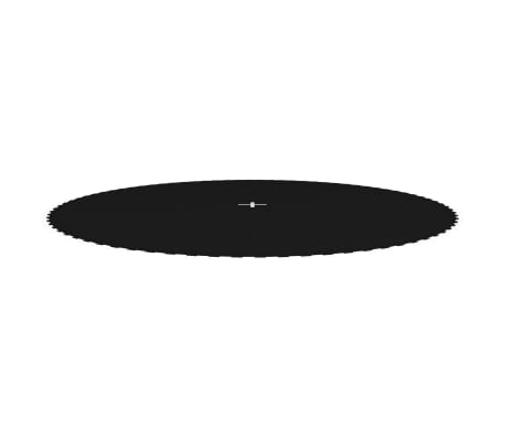 vidaXL Tapis de saut Tissu Noir pour trampoline rond de 4,27 m