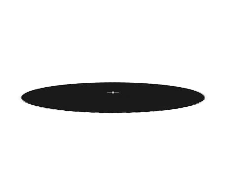 vidaXL Hoppematte stoff svart for 4,57 m rund trampoline