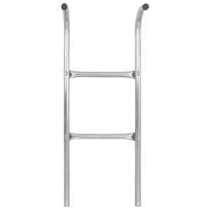 2stupínkový žebřík k trampolíně ocel stříbrný 102,6 cm - obrázek 3