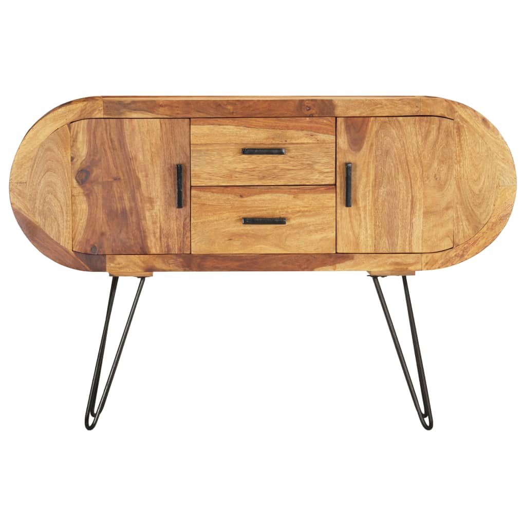 

vidaXL Dressoir 118x28x75 cm massief sheeshamhout