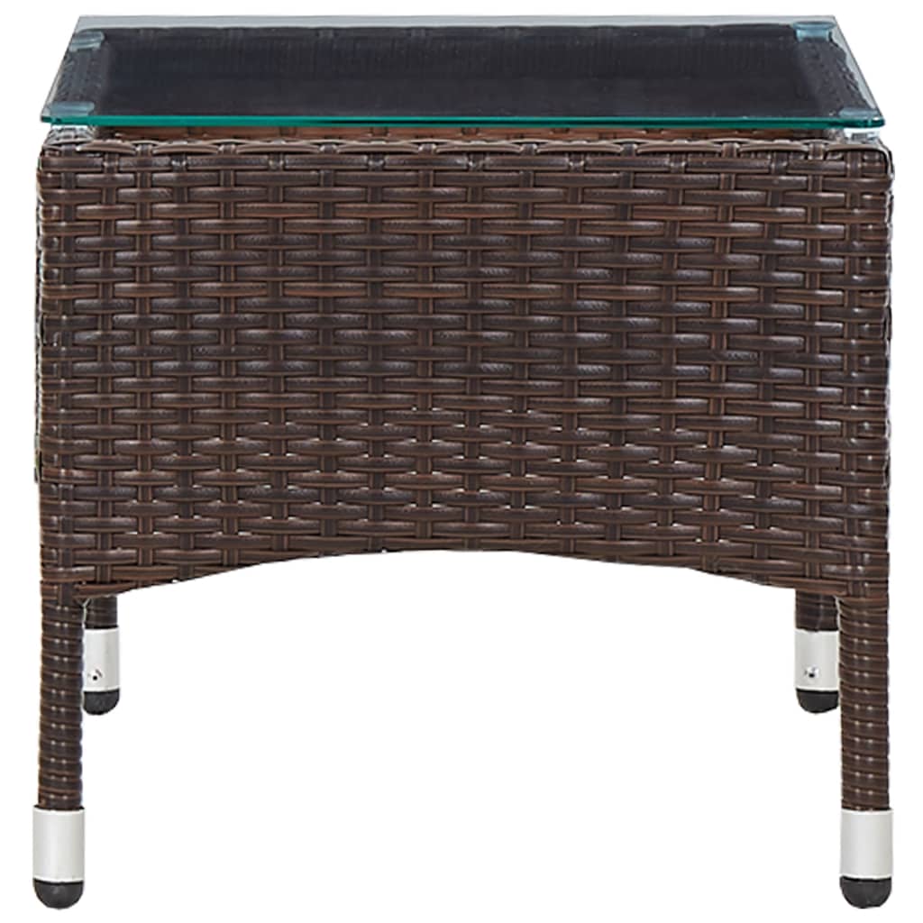 Coffee Table Brown 60x40x36 Cm Poly Rattan VidaXL 14 width=274