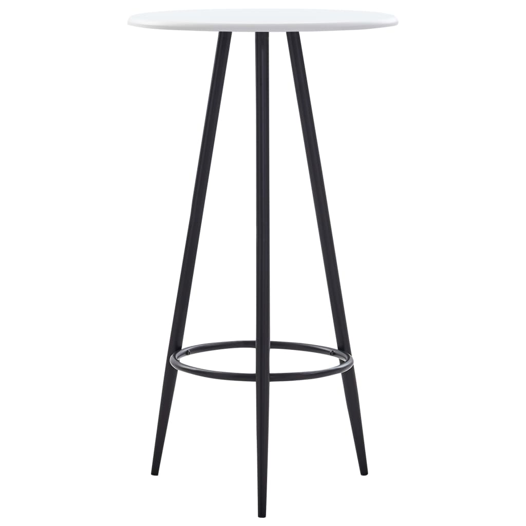 vidaXL Set mobilier de bar, 5 piese, negru, plastic